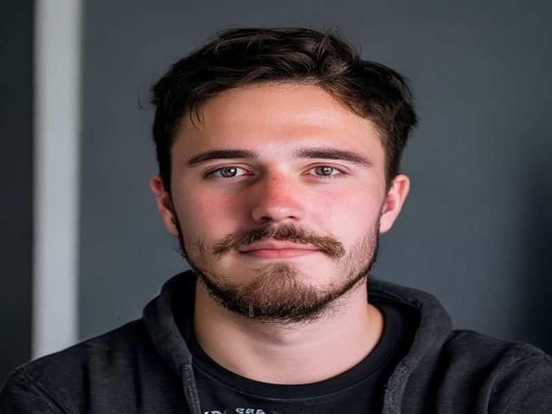 James K., 28-year-old software engineer from Toronto, casual headshot, regular asmr online listener